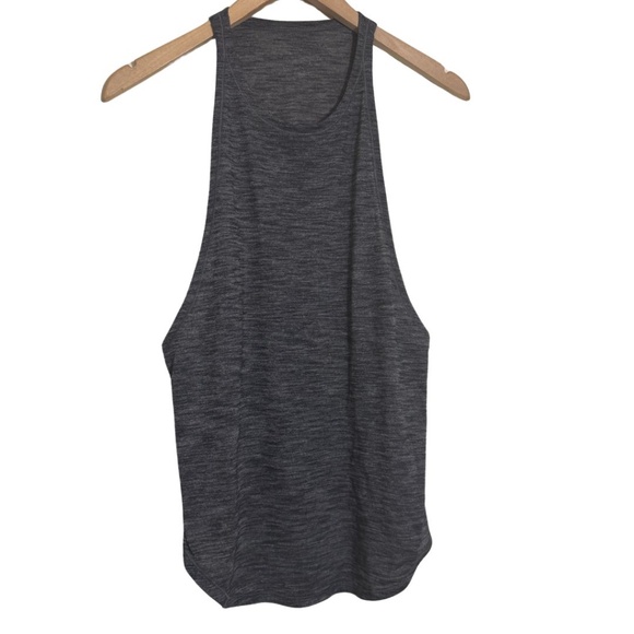 Lululemon Open-Back Muscle Tank - Space Dye Grey - Lightweight & Breathable Sz:S - Picture 1 of 7